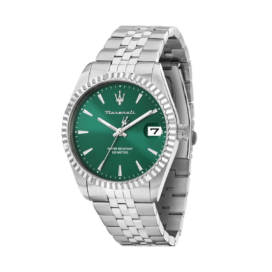 Orologio solo tempo Maserati Competizione con quadrante verde MISURA UNICA