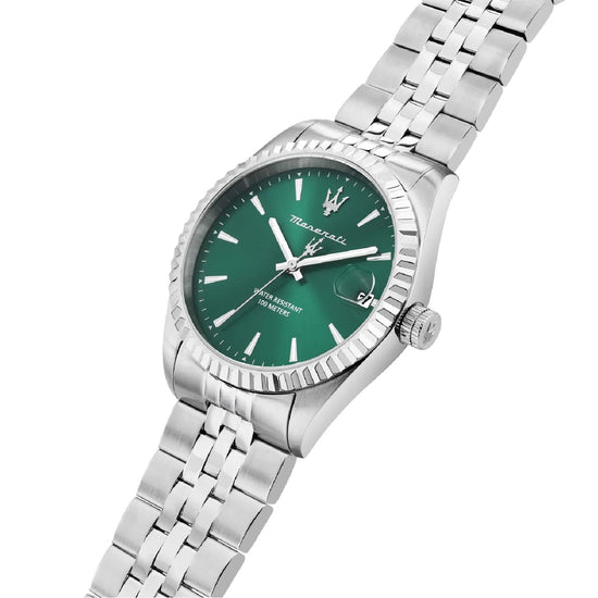 Orologio solo tempo Maserati Competizione con quadrante verde MISURA UNICA