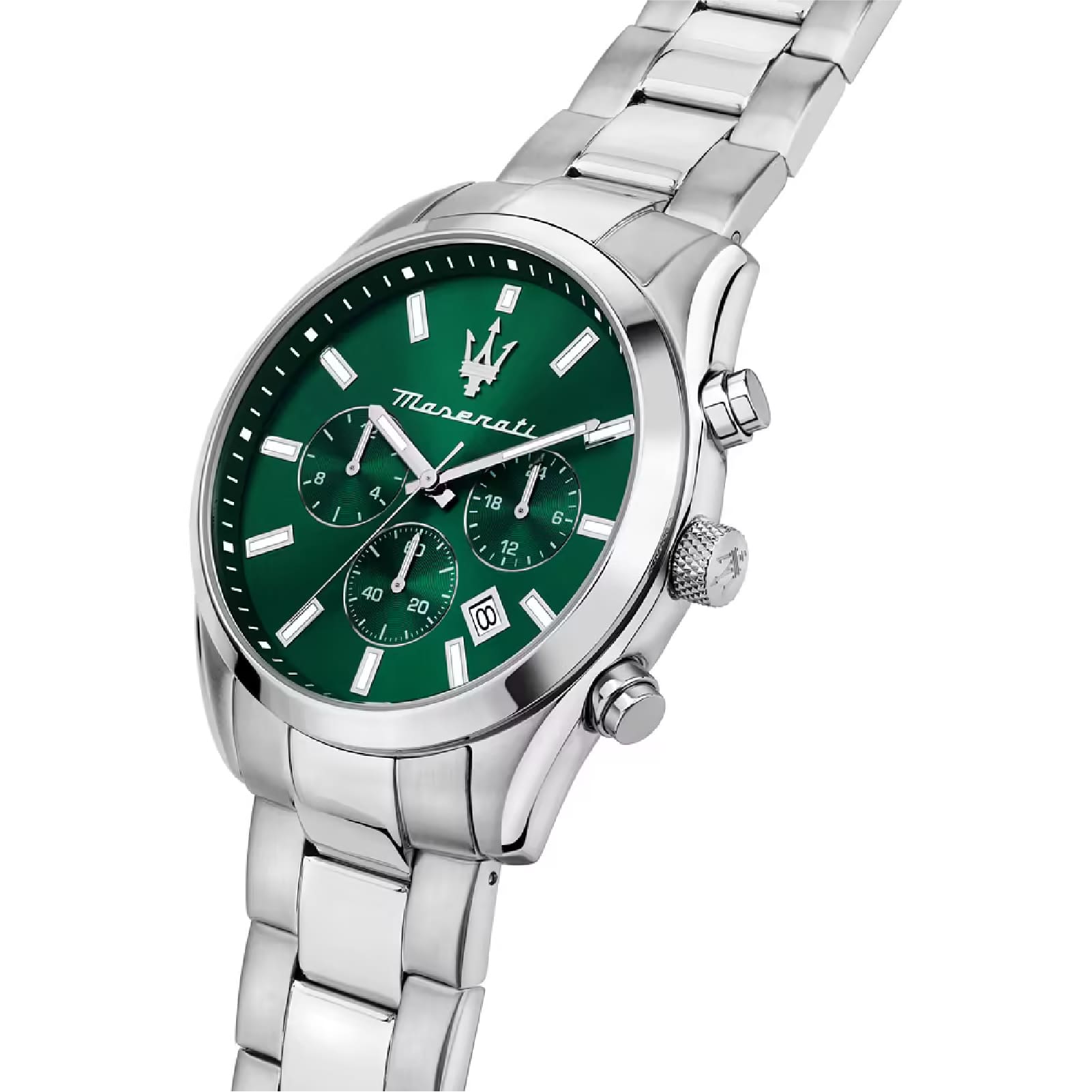 Orologio multifunzione Maserati con quadrante verde MISURA UNICA