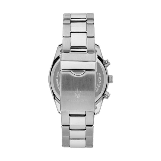 Set bracciale e orologio multifunzione Maserati in acciaio MISURA UNICA