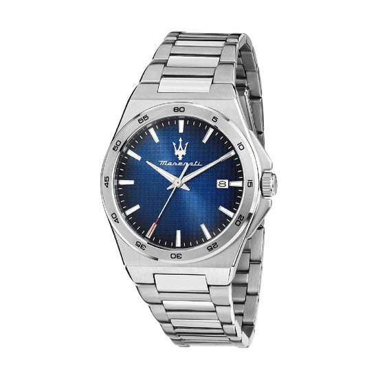 Orologio Maserati Velocità Slim quadrante analogico blu 40 mm MISURA UNICA