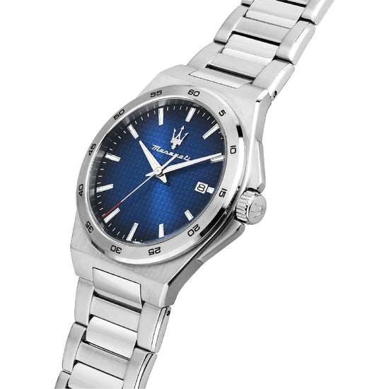 Orologio Maserati Velocità Slim quadrante analogico blu 40 mm MISURA UNICA
