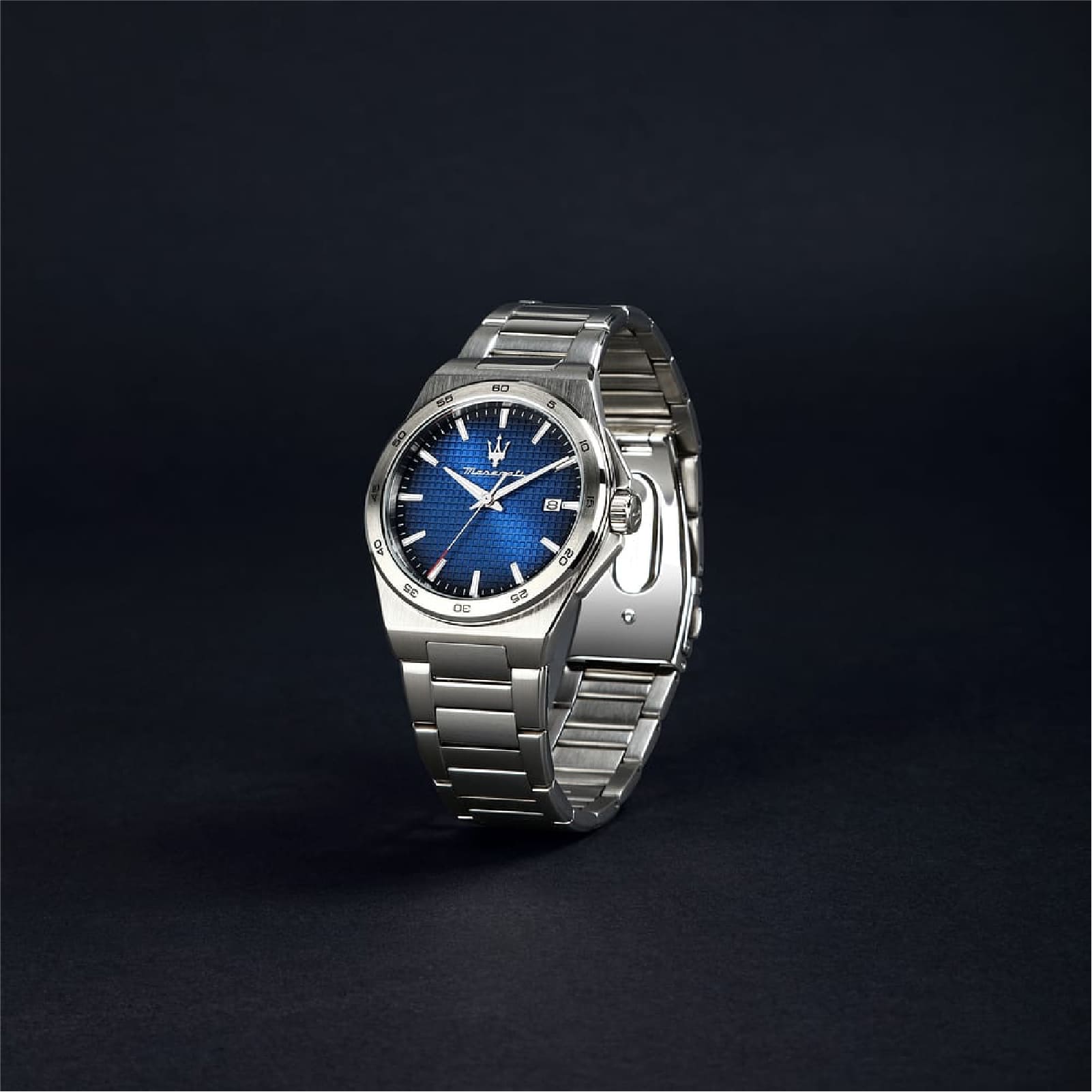 Orologio Maserati Velocità Slim quadrante analogico blu 40 mm MISURA UNICA