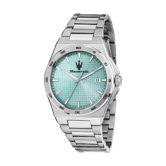 Orologio solo tempo Maserati Velocità Slim quadrante azzurro MISURA UNICA