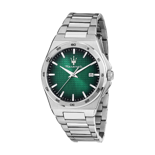 Orologio solo tempo Maserati Velocità Slim con quadrante verde MISURA UNICA