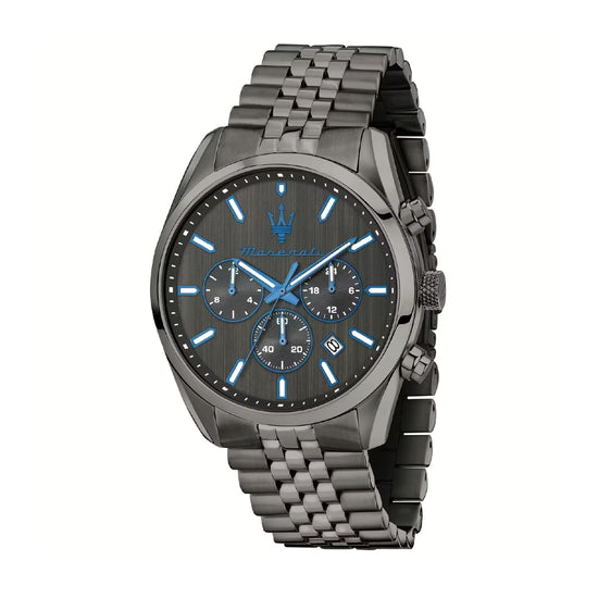 Orologio solo tempo Maserati Dark Edition 43 mm con pvd grigio MISURA UNICA