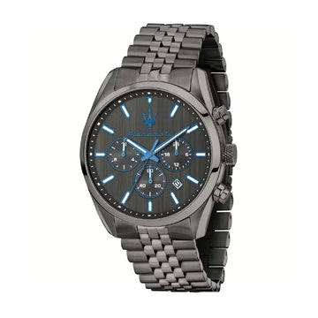 Orologio solo tempo Maserati Dark Edition 43 mm con pvd grigio MISURA UNICA