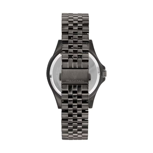Orologio solo tempo Maserati Dark Edition in acciaio da uomo MISURA UNICA