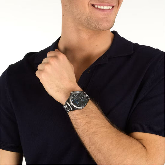 Orologio solo tempo Maserati Dark Edition in acciaio da uomo MISURA UNICA