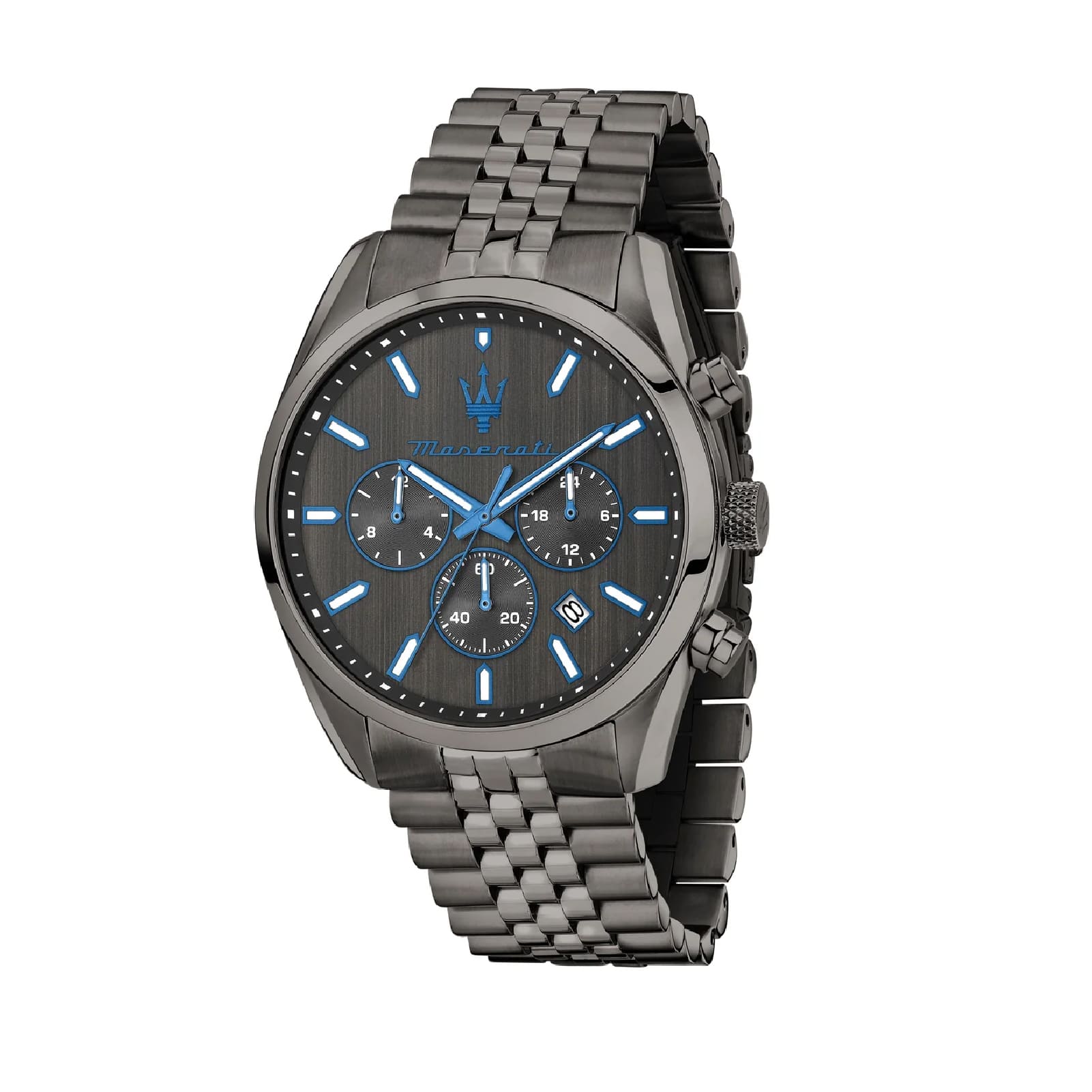 Orologio multifunzione Maserati Dark in acciaio con pvd grigio MISURA UNICA
