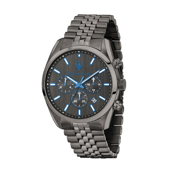 Orologio multifunzione Maserati Dark in acciaio con pvd grigio MISURA UNICA