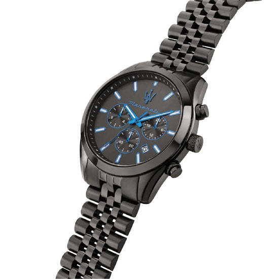 Orologio multifunzione Maserati Dark in acciaio con pvd grigio MISURA UNICA