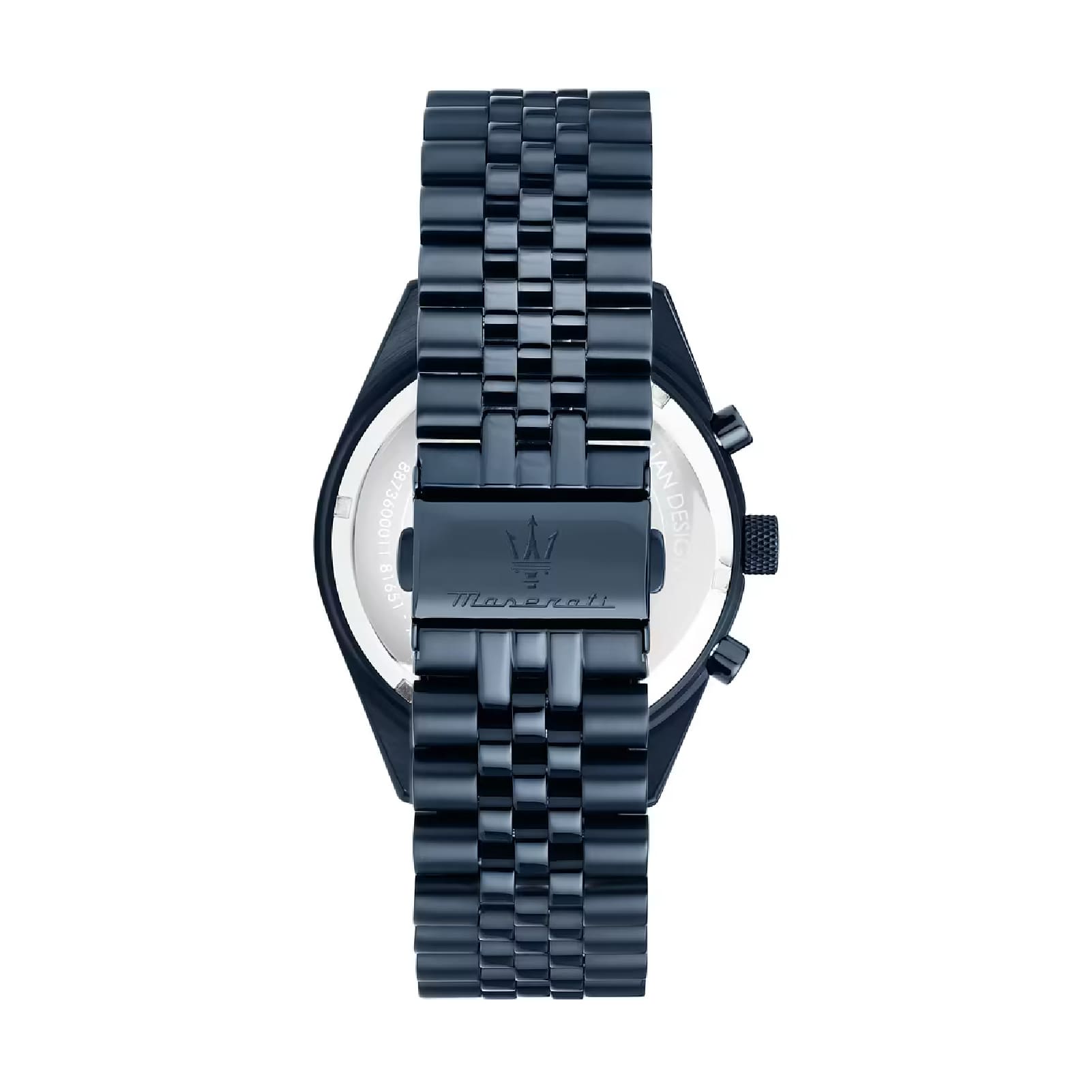Orologio multifunzione da uomo Maserati in acciaio colore blu MISURA UNICA