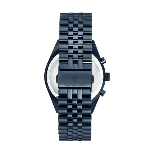 Orologio multifunzione da uomo Maserati in acciaio colore blu MISURA UNICA