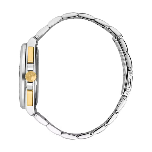 Orologio crono da uomo Maserati in acciaio e PVD oro giallo MISURA UNICA