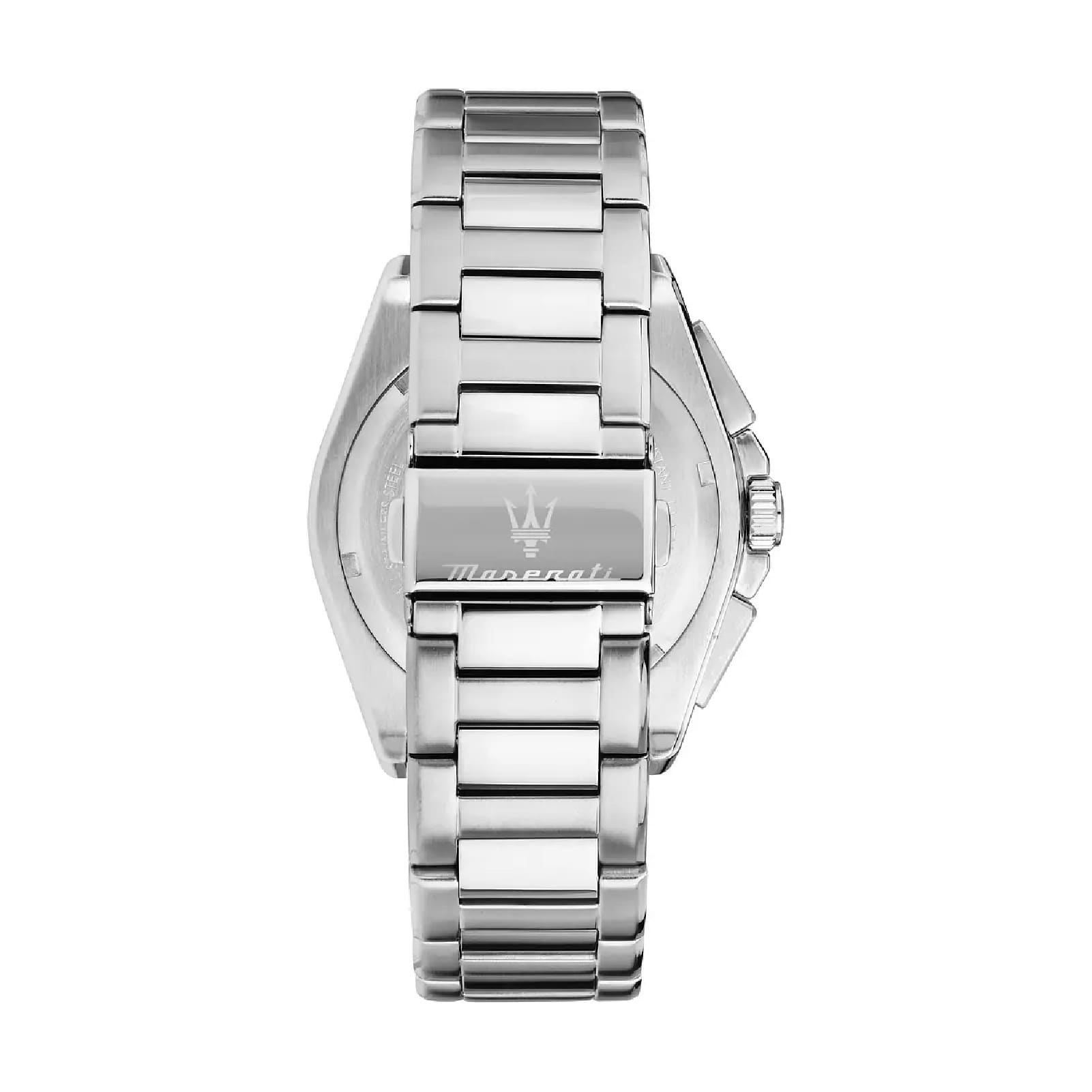 Orologio cronografo Maserati quadrante argento 43 mm MISURA UNICA