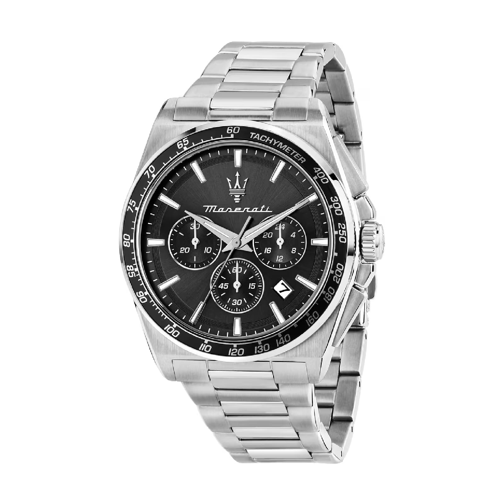 Orologio cronografo Maserati Velocità nero con dettagli bianchi MISURA UNICA