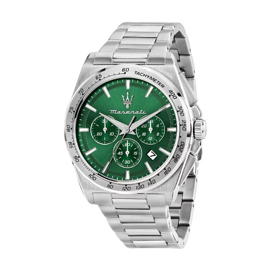 Orologio cronografo Maserati Velocità quadrante verde smeraldo MISURA UNICA