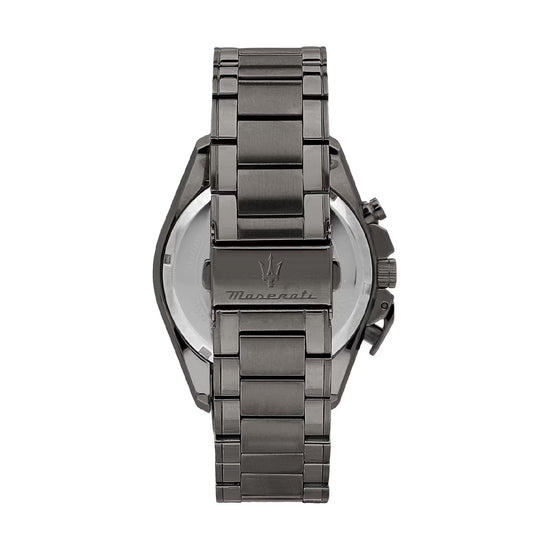 Orologio cronografo Maserati Dark Edition 43 mm in acciaio da uomo MISURA UNICA