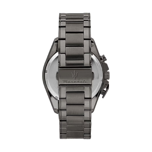 Orologio cronografo Maserati Dark Edition 43 mm in acciaio da uomo MISURA UNICA