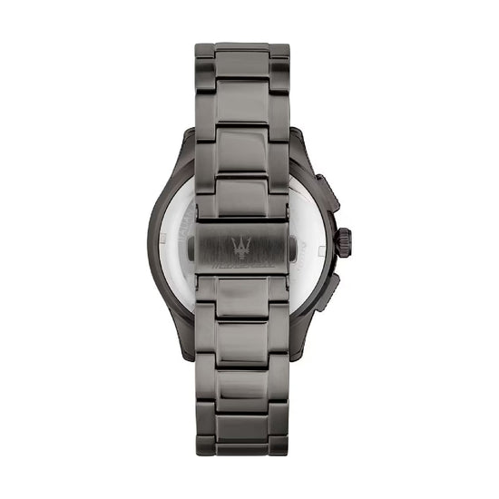 Orologio cronografo Maserati Dark Edition 42 mm in acciaio da uomo MISURA UNICA