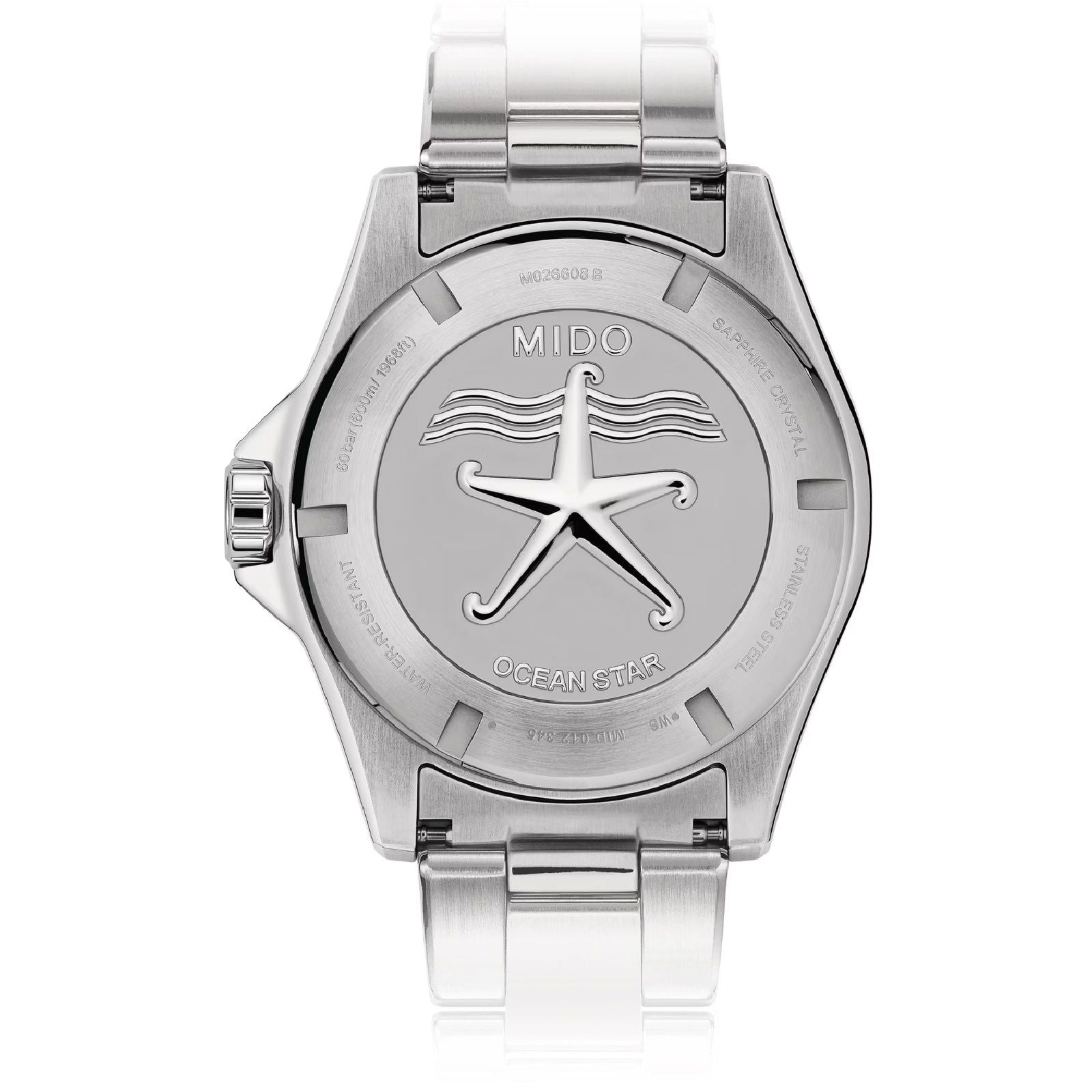 Orologio subacqueo crono automatico uomo Mido Ocean Star 600 in acciaio 43,5 mm M0266081105100-2