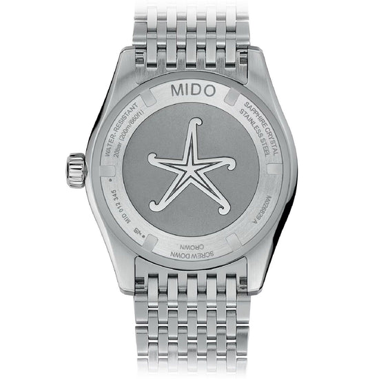Orologio automatico uomo Mido Ocean Star GMT in acciaio quadrante blu 40,5mm