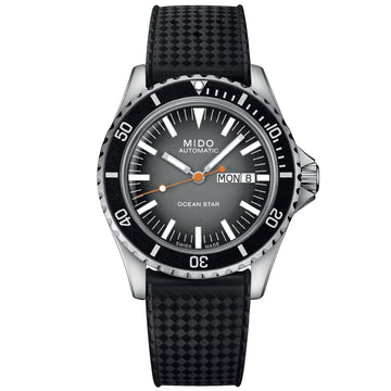 Orologio automatico uomo Mido Ocean Star in acciaio e caucciù nero 42,5mm M0268301708100-1