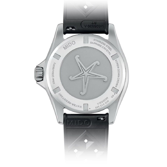Orologio automatico uomo Mido Ocean Star in acciaio e caucciù nero 42,5mm M0268301708100-2