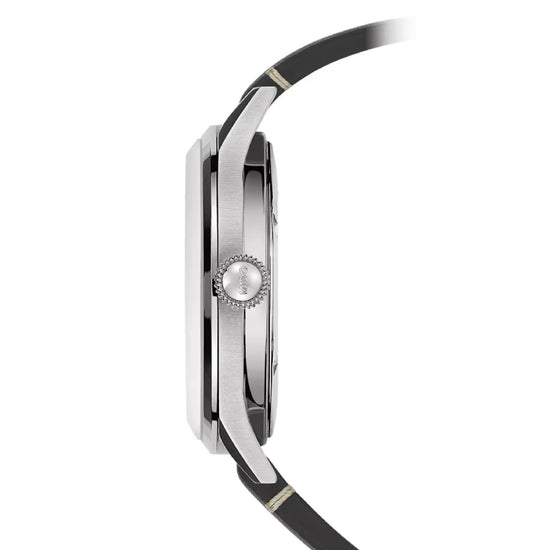 Orologio automatico Mido Multifort uomo acciaio e pelle nero, datario, riserva 80H M0404071606000-3