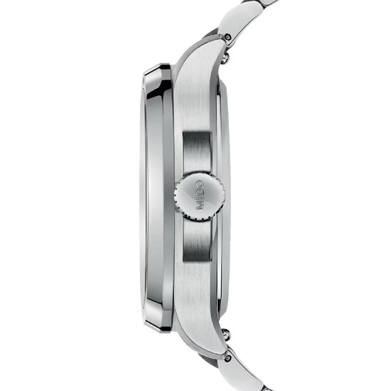 Orologio automatico Mido Multifort TV Big Date uomo acciaio grigio datario riserva 80H M0495261108100-3