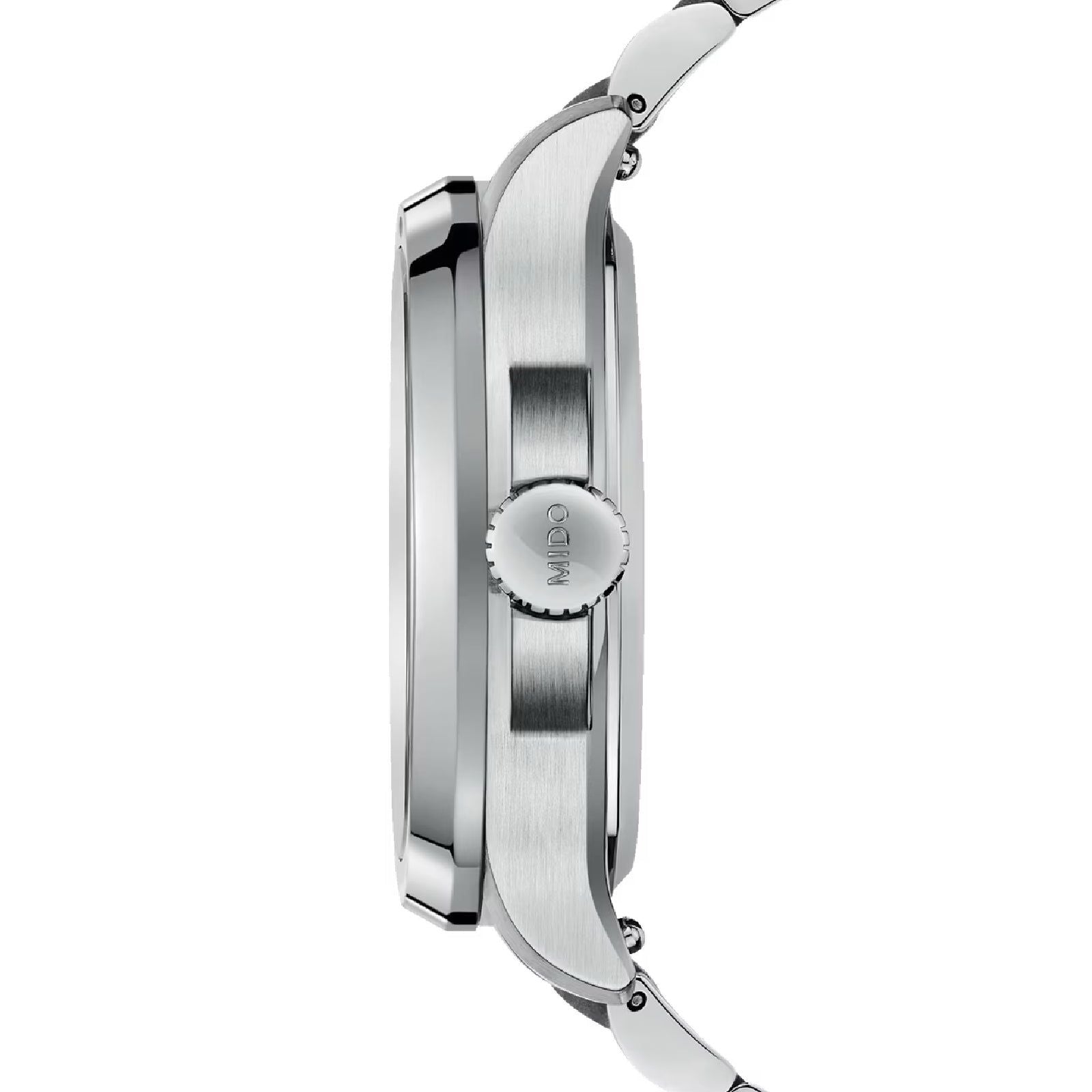 Orologio automatico Mido Multifort TV Big Date uomo acciaio grigio datario riserva 80H M0495261108100-3