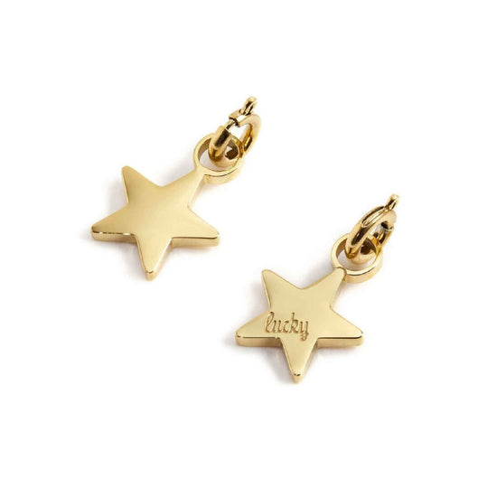 Charm Marlù realizzato acciaio dorato a forma di stella MISURA UNICA