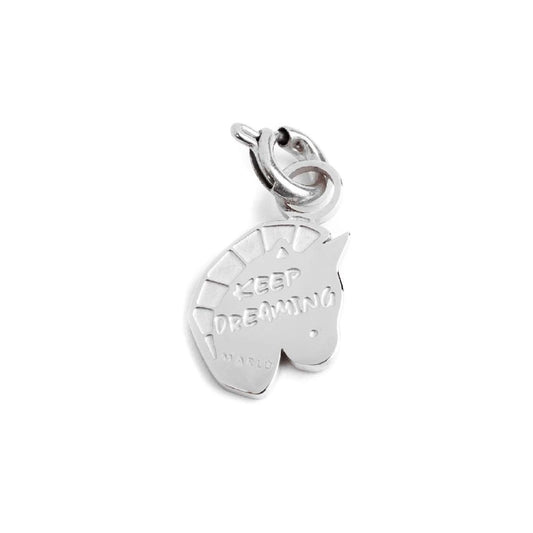 Charm Marlù realizzato in acciaio a unicorno multicolor MISURA UNICA