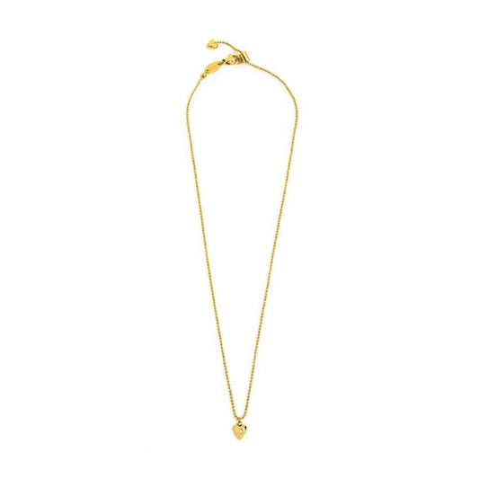 Collana Marlù Time To in acciao pvd oro con cuore e zircone MISURA UNICA