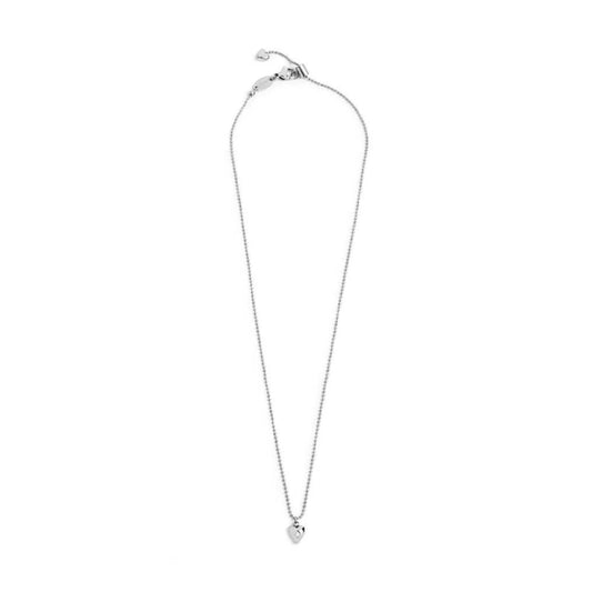 Collana Marlù Time To in acciaio con pendente cuore e zircone MISURA UNICA