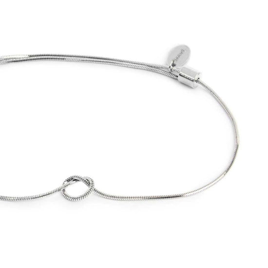 Bracciale Marlù nodo catena snake in acciaio regolabile 8 cm REGOLABILE