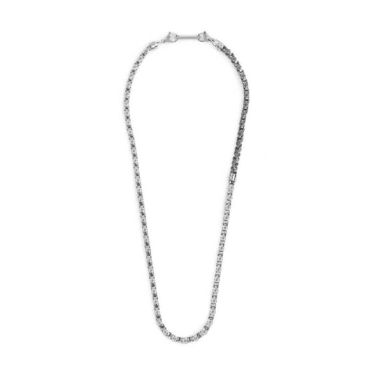 Collana Marlù catena marine mechanical acciaio e pvd titanio MISURA UNICA