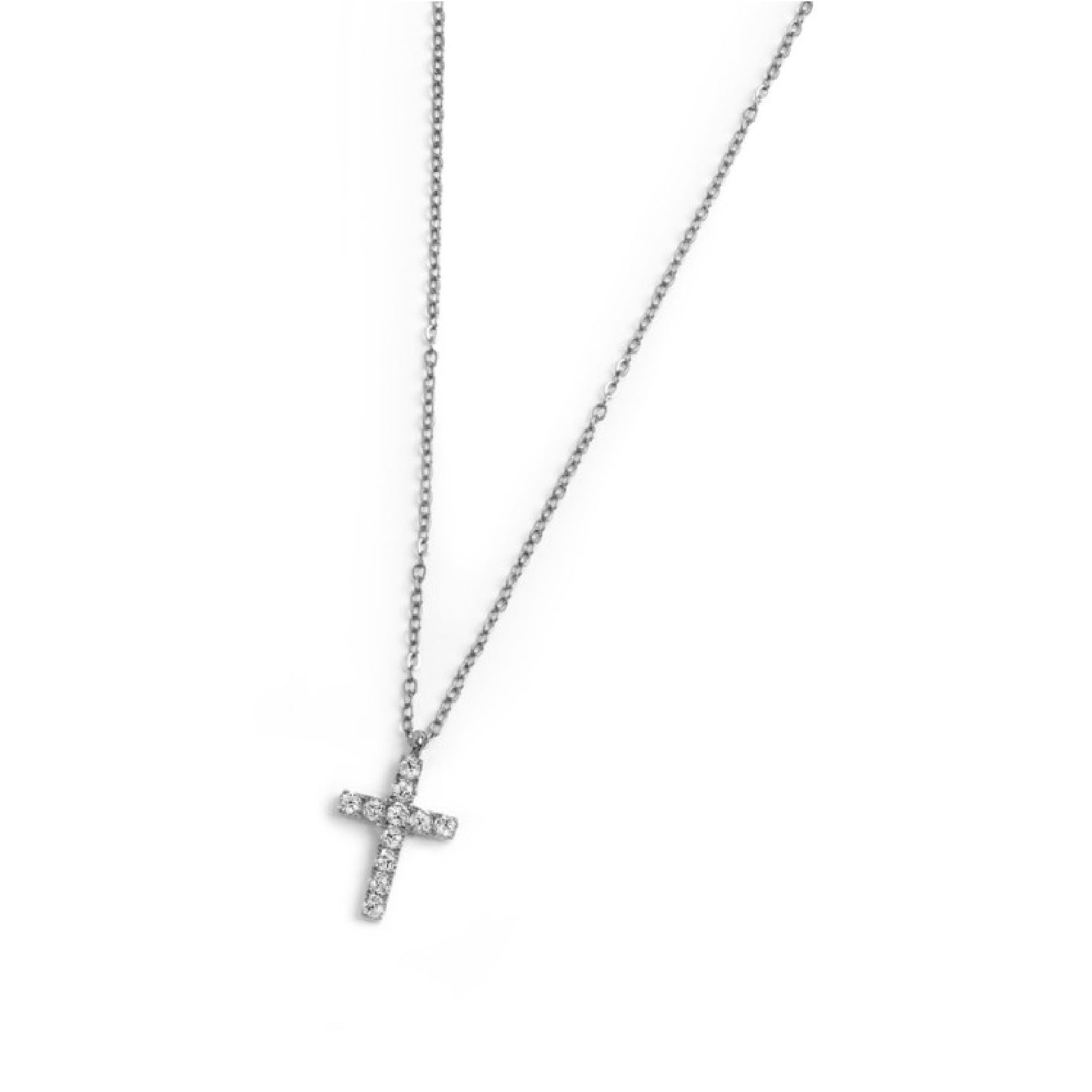 Collana con pendente Marlù in acciaio color argento MA.31CN0005-W