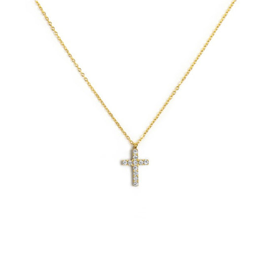 Collana con pendente Marlù in acciaio color oro MA.31CN0005G-W