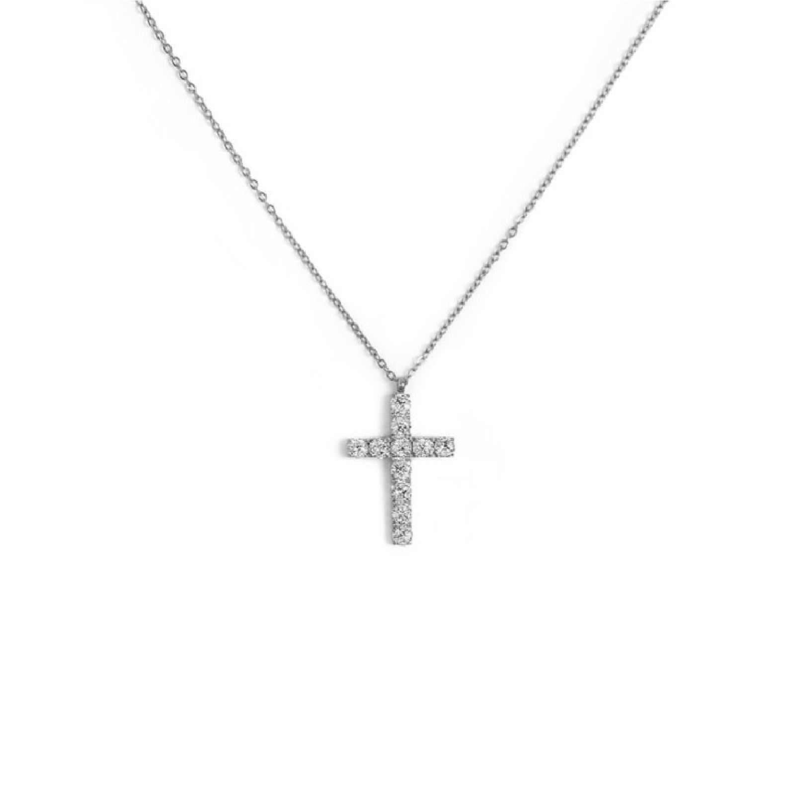 Collana con pendente Marlù in acciaio color argento MA.31CN0006-W
