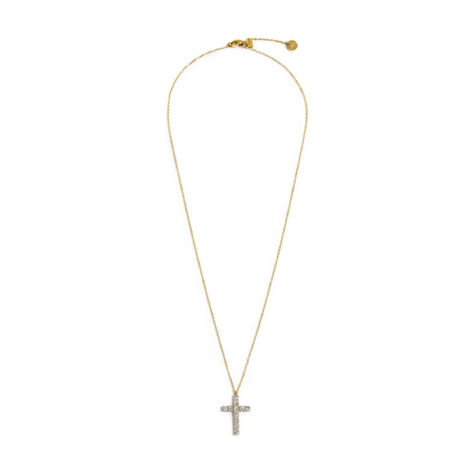 Collana con pendente Marlù in acciaio color oro MA.31CN0006G-W