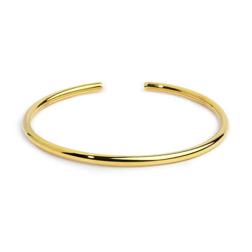 Bracciale rigido Marlù in acciaio dorato diametro 0,3 cm Rigido