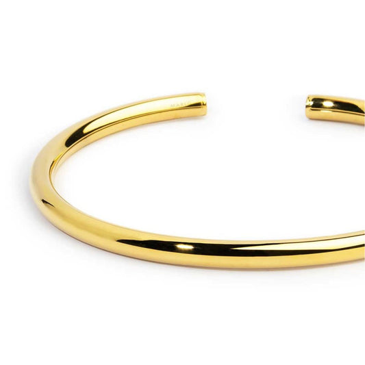 Bracciale rigido Marlù in acciaio dorato diametro 0,4 cm Rigido