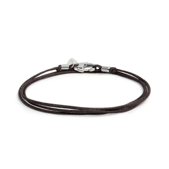 Bracciale trafromabile collana Marlù con cordino marrone REGOLABILE