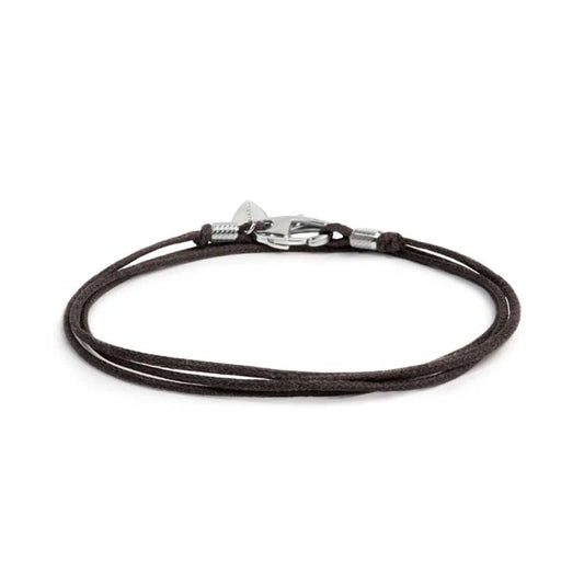 Bracciale trafromabile collana Marlù con cordino marrone REGOLABILE