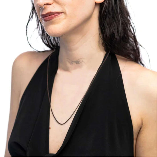 Bracciale trafromabile collana Marlù con cordino marrone REGOLABILE