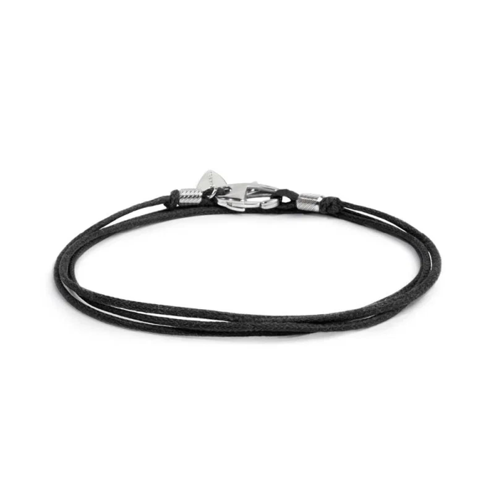 Bracciale trafromabile collana Marlù con cordino nero REGOLABILE