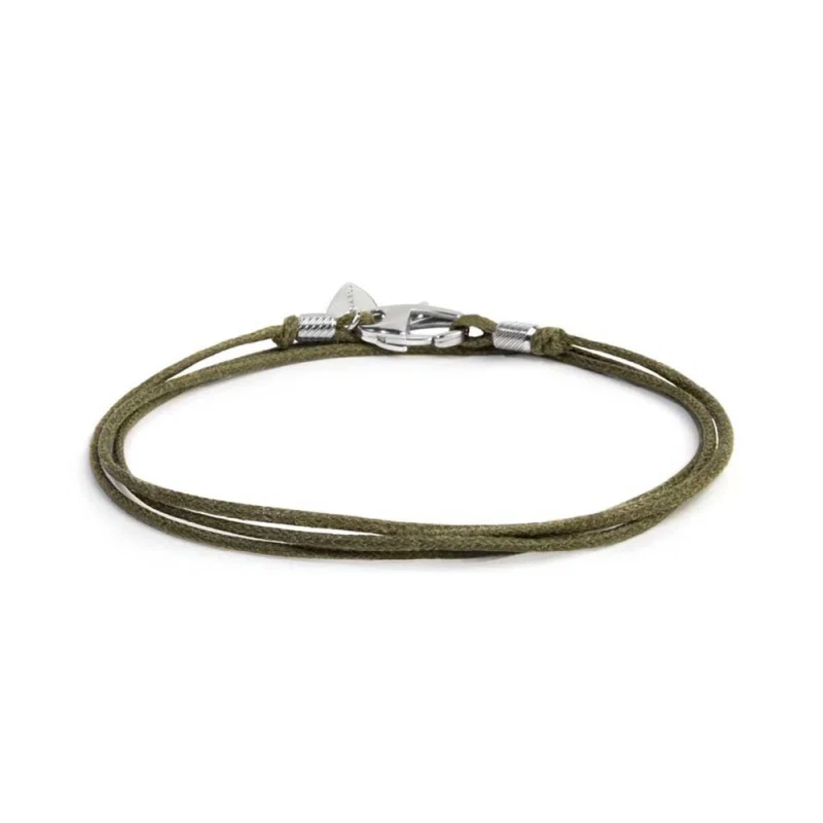 Bracciale trafromabile collana Marlù con cordino verde REGOLABILE