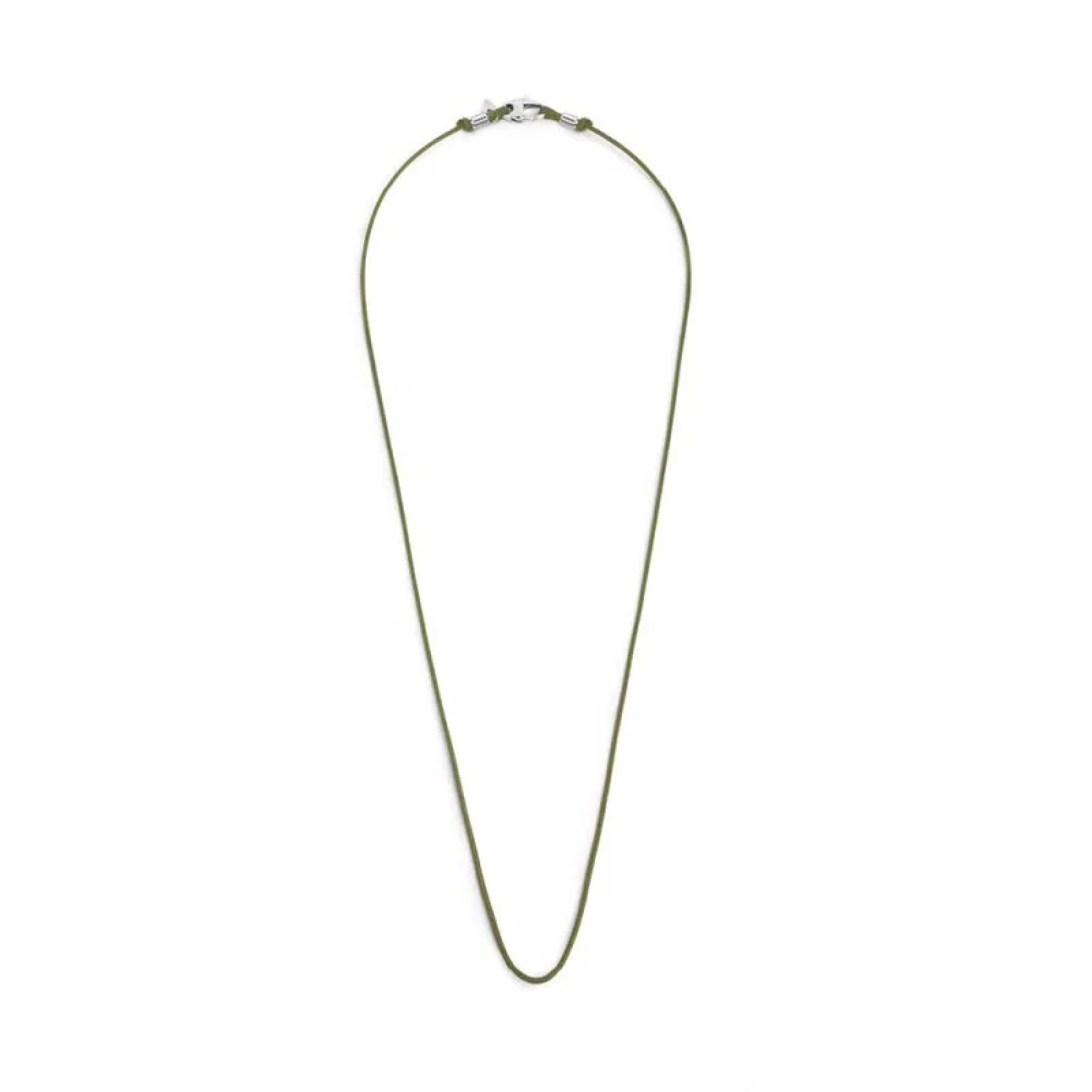 Bracciale trafromabile collana Marlù con cordino verde REGOLABILE